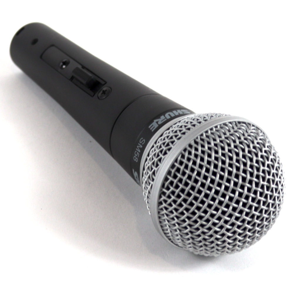 【中古】 マイク シュアー SHURE SM58SE スイッチ付き ダイナミックマイク シュア ゴッパ グリル側