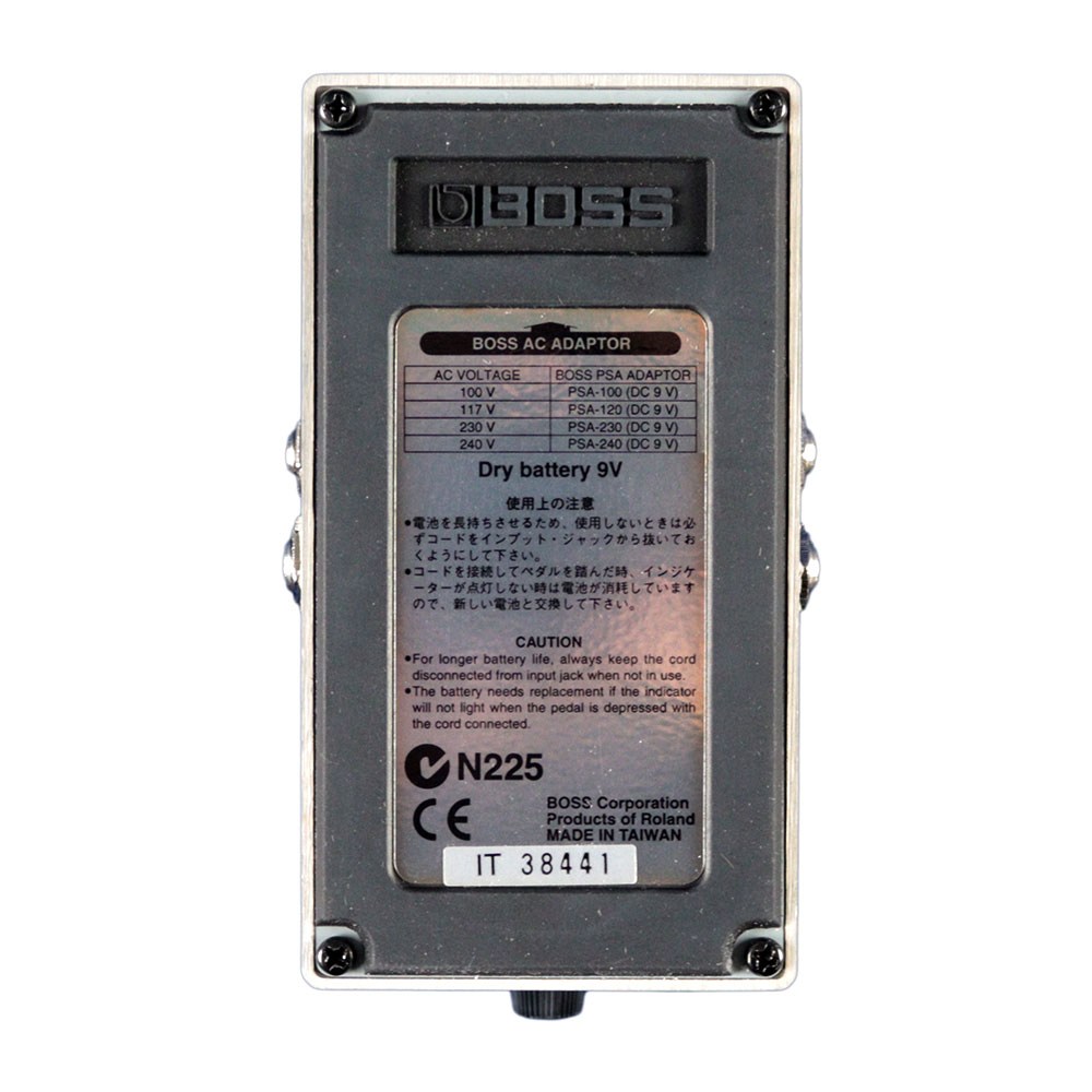 【中古】 ノイズサプレッサー エフェクター BOSS NS-2 Noise Suppressor ギターエフェクター 裏面