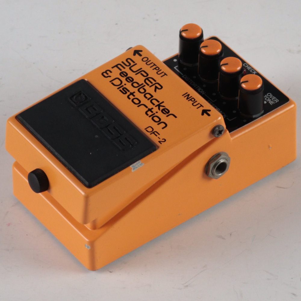 【中古】スーパーフィードバッカー ディストーション エフェクター BOSS DF-2 Made in Japan SUPER Feedbacker&Distortion 全体