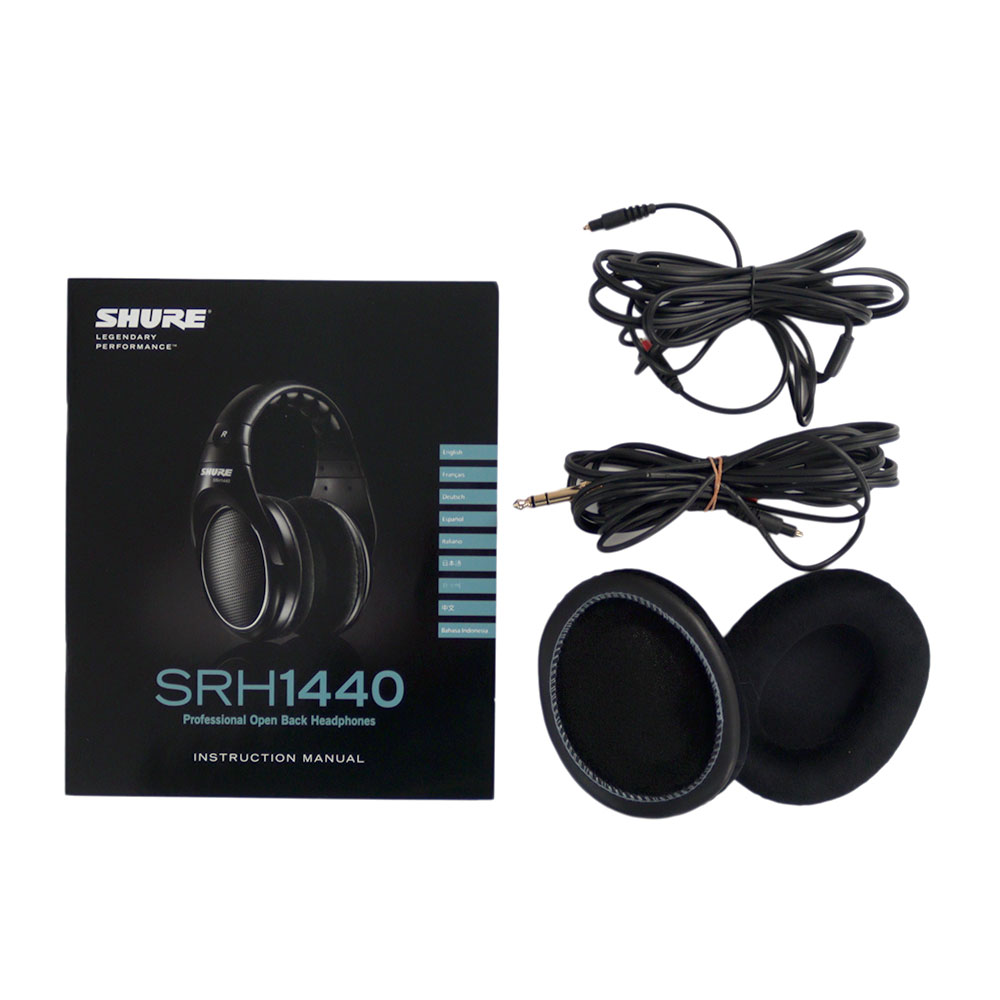 【中古】 ヘッドホン シュアー SHURE SRH1440 開放型ヘッドホン オープンバック SRH1440-J 付属品