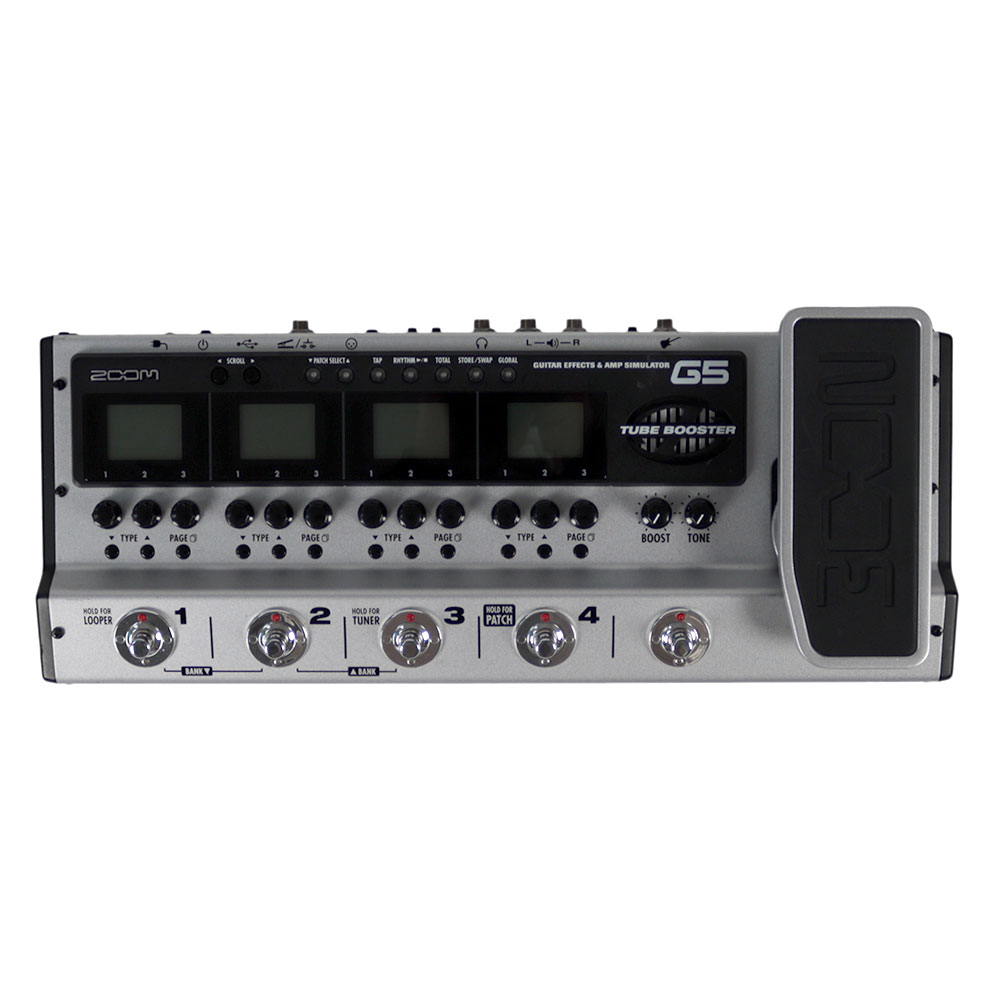 【中古】 マルチエフェクター ZOOM G5 GUITAR EFFECTS & AMP SIMULATOR ギターエフェクター ズーム