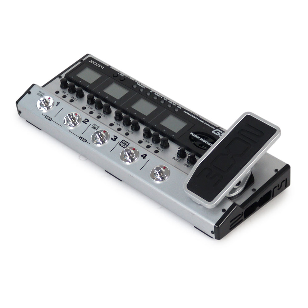 【中古】 マルチエフェクター ZOOM G5 GUITAR EFFECTS & AMP SIMULATOR ギターエフェクター ズーム 全体