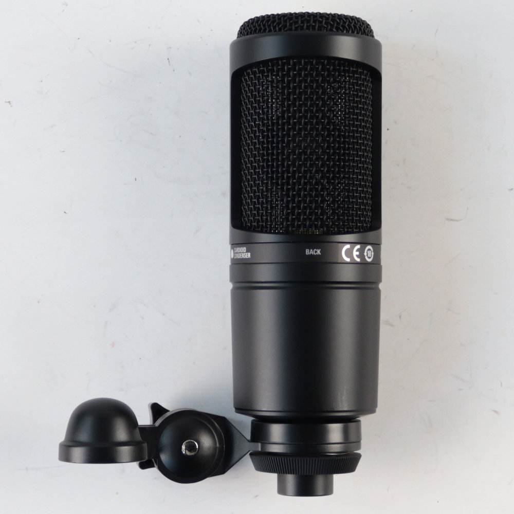 【中古】 コンデンサーマイク AUDIO-TECHNICA AT2020 オーディオテクニカ オーテク 背面