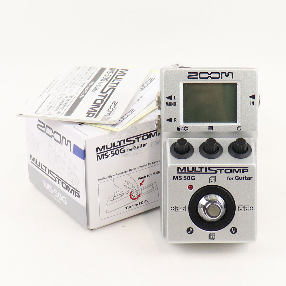 【中古】 マルチエフェクター ZOOM MultiStomp MS-50G ズーム ギターエフェクター