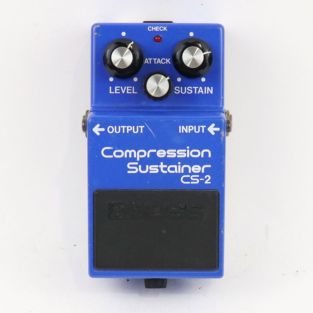 【中古】コンプレッサー エフェクター BOSS CS-2 Compression Sustainer Made in Japan ギターエフェクター