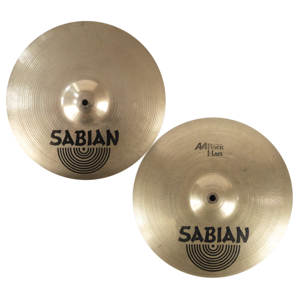 【中古】SABIAN セイビアン AA Rock Hats Pair 14インチ ハイハット ペア