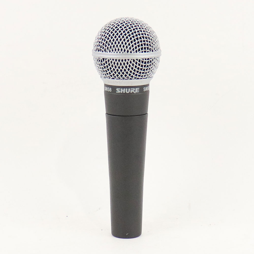 【中古】 マイク ダイナミックマイク ボーカル用 SHURE SM58 シュアー 58 ゴッパ シュア 全体