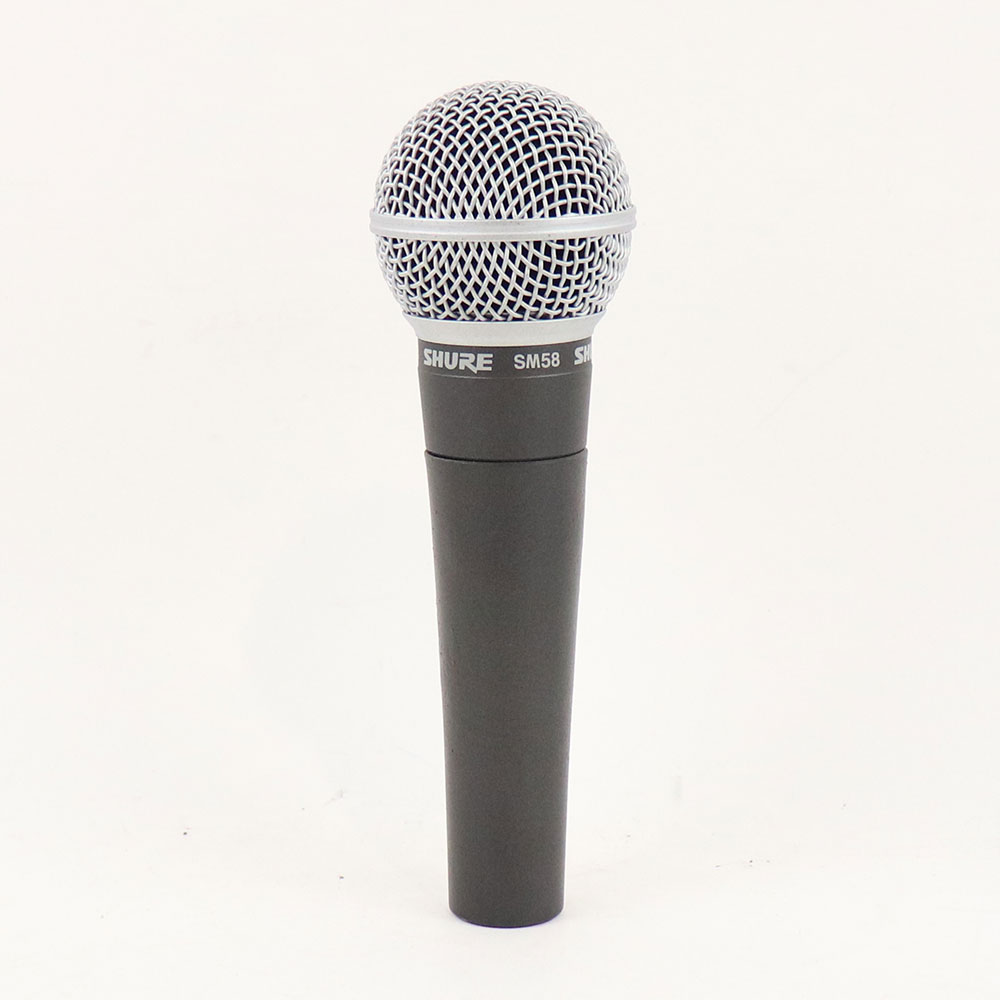 【中古】 マイク ダイナミックマイク ボーカル用 SHURE SM58 シュアー 58 ゴッパ シュア 全体