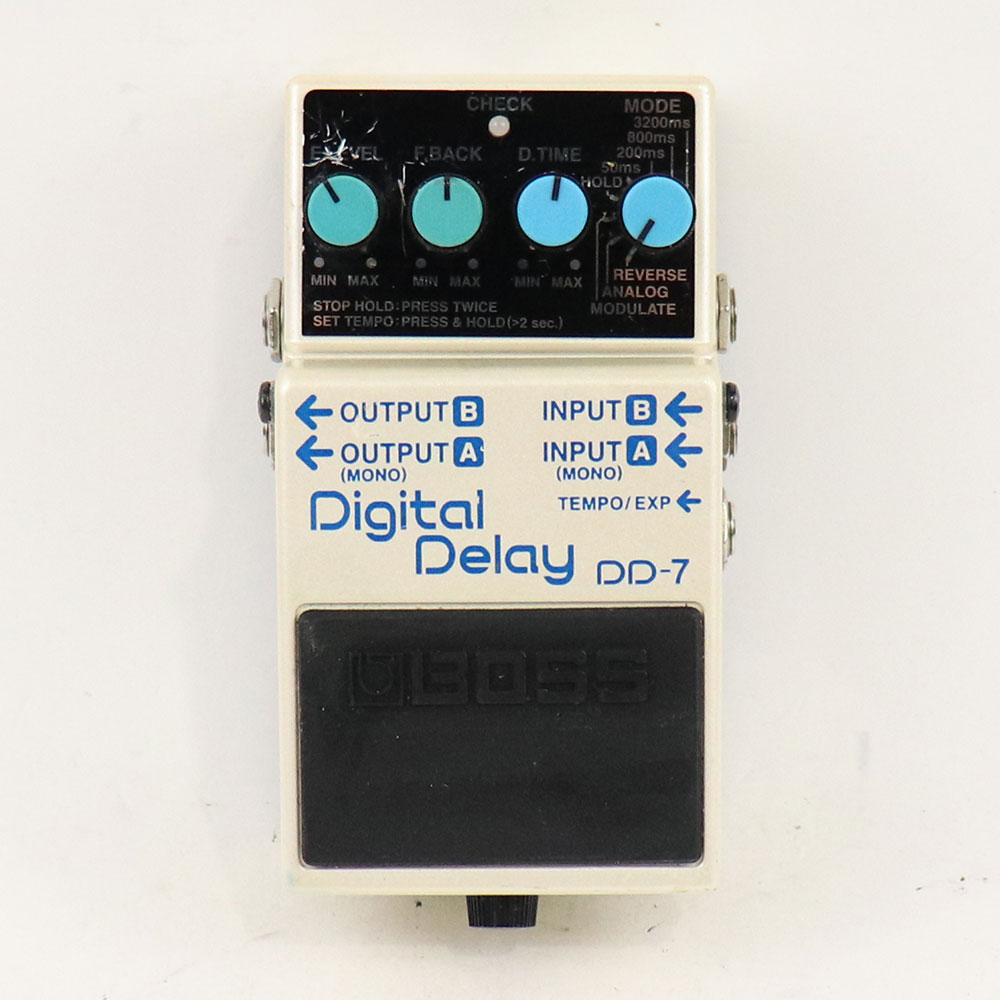 【中古】ディレイ エフェクター BOSS DD-7 Digital Delay ギターエフェクター デジタルディレイ 正面