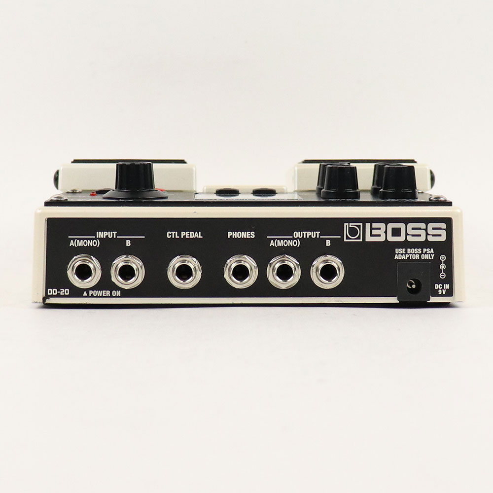 【中古】 ディレイ BOSS DD-20 Digital Delay Giga Delay デジタルディレイ ギターエフェクター ギガディレイ 背面