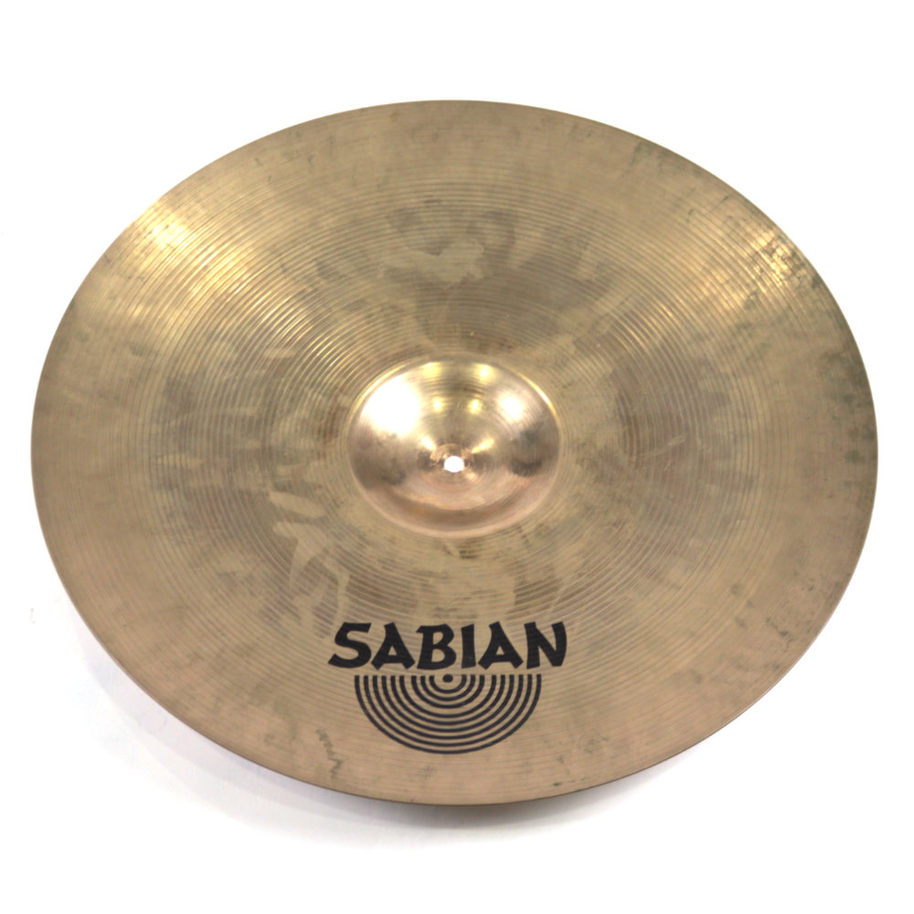 【中古】 SABIAN セイビアン AA MEDIUM HEAVY RIDE 22インチ ライド シンバル 裏面