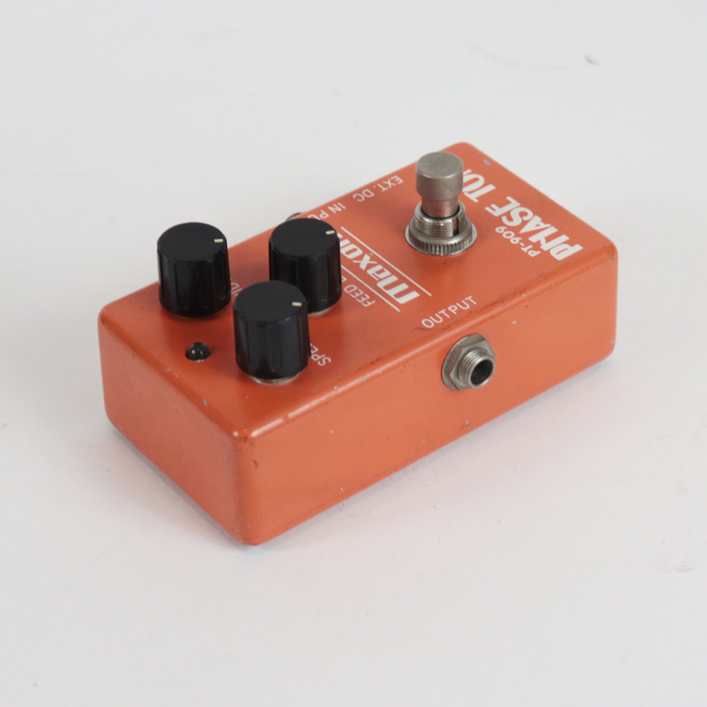 【中古】 Maxon マクソン PT909 Phase Tone フェイザー ギターエフェクター 側面画像