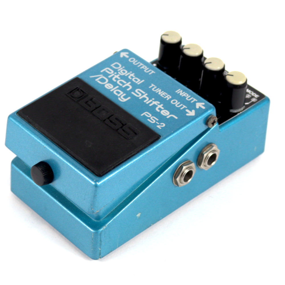 【中古】 デジタル ピッチシフター ディレイ エフェクター BOSS PS-2 Digital Pitch Shifter Delay Made in Japan ギターエフェクター 日本製 右サイド