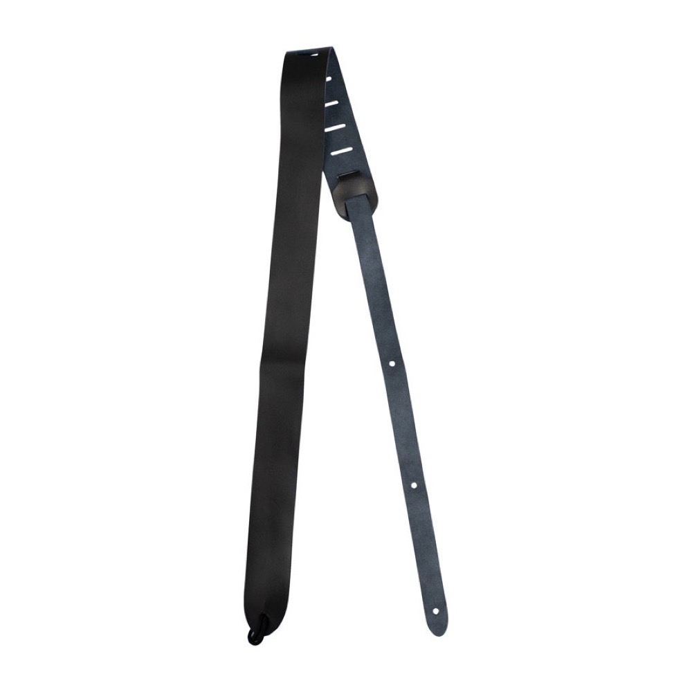 KIWAYA STP-BK ブラック 本革ウクレレストラップ キワヤ 皮製 本皮 革製