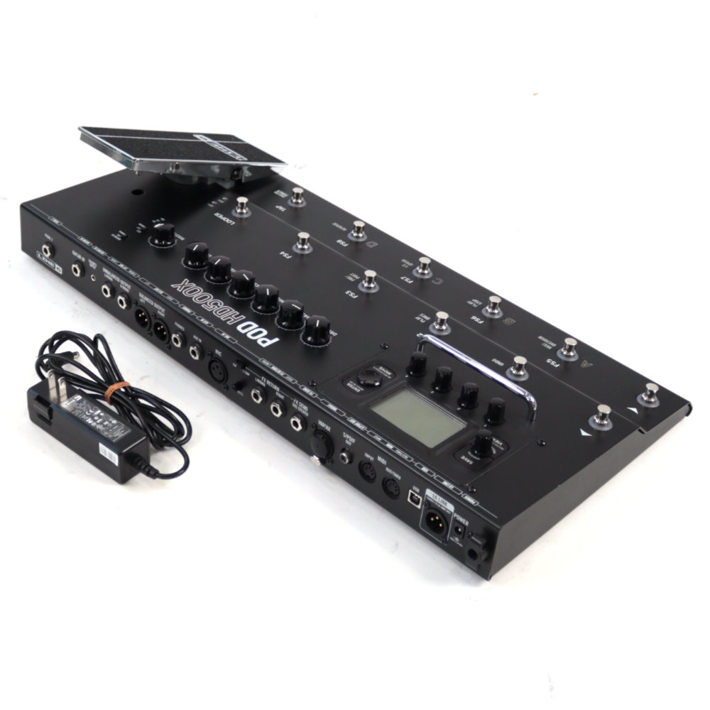 【中古】 マルチエフェクター LINE6 POD HD500X 左サイド