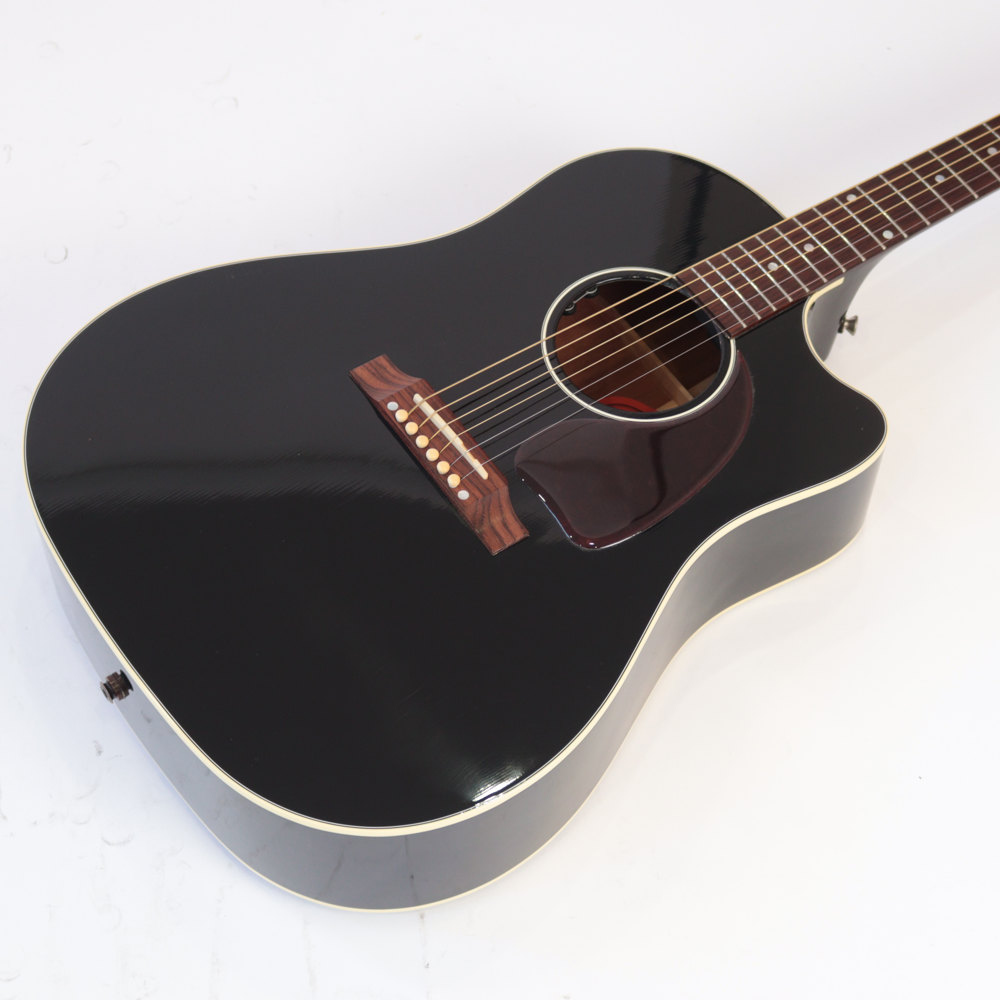 【中古】 Gibson ギブソン J-45 STANDARD EC Ebony LIMITED EDITION 2018Model 2017年製 エレクトリックアコースティックギター ボディトップ画像