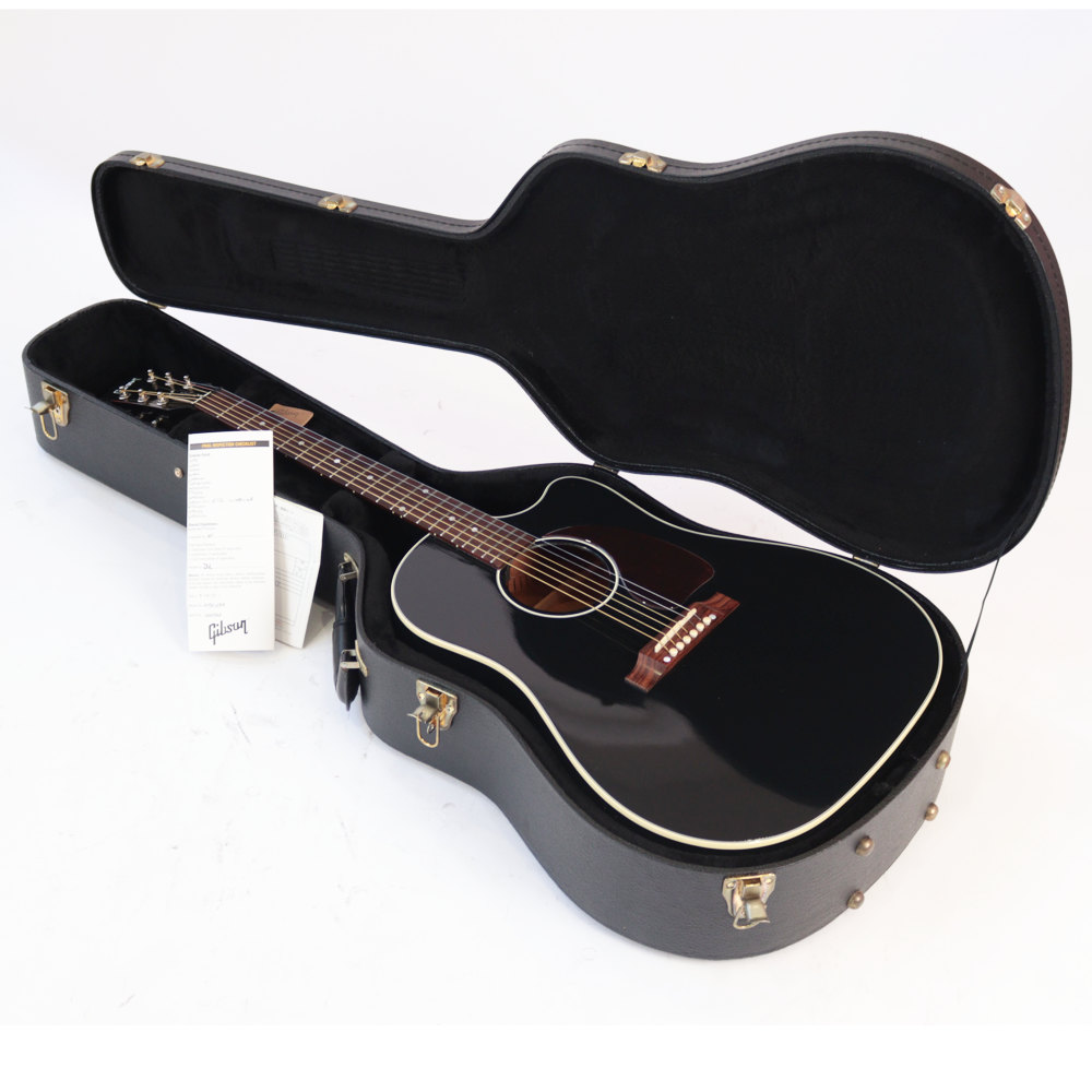 【中古】 Gibson ギブソン J-45 STANDARD EC Ebony LIMITED EDITION 2018Model 2017年製 エレクトリックアコースティックギター ケース画像