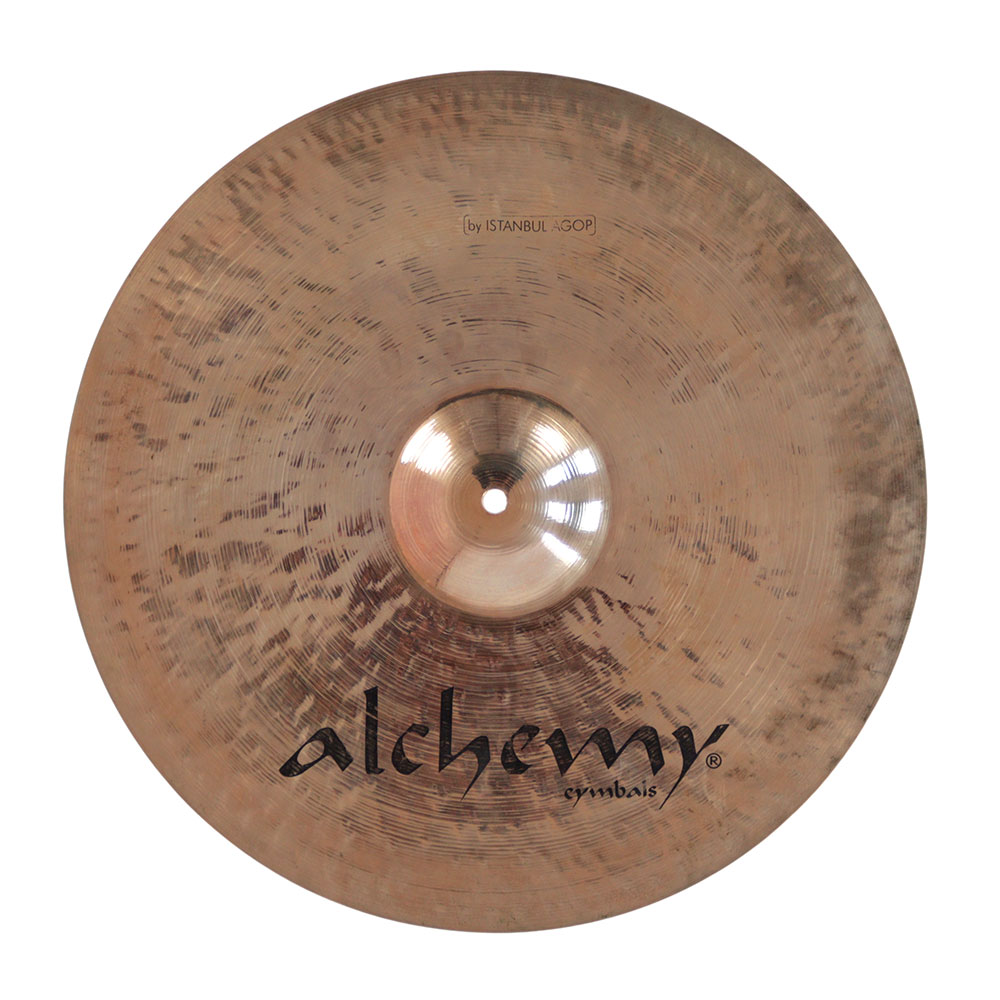 【中古】 istanbul AGOP Alchemy Rock Crash 18インチ クラッシュシンバル 裏面