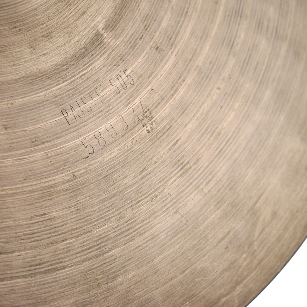 【中古】 PAISTE パイステ 505 Splash 10インチ スプラッシュシンバル 刻印