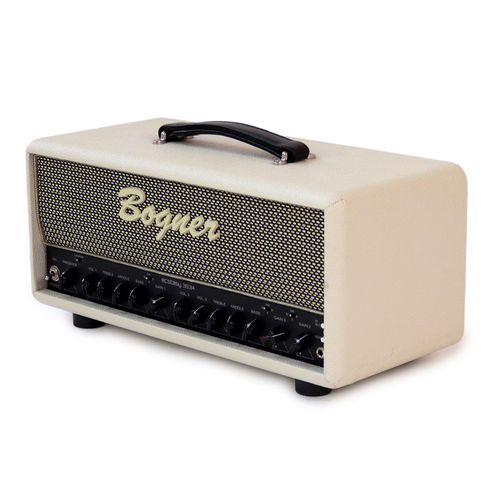 【中古】 ギターアンプ ヘッド BOGNER Ecstasy 3534 Ivory Tolex Salt&Pepper Grill ボグナー エクスタシー EL34 真空管アンプ 全体