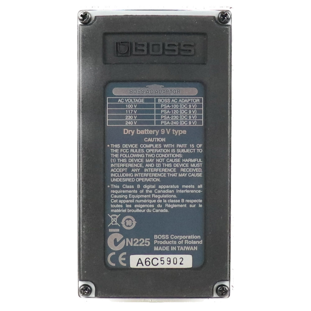 【中古】 コンボドライブ エフェクター BOSS BC-2 Combo Drive ボス ギターエフェクター 本体画像 裏 