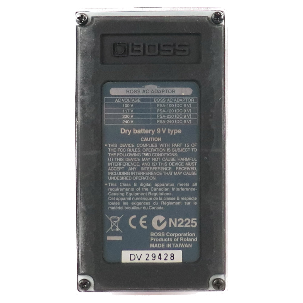 【中古】 フランジャー エフェクター BOSS BF-3 Flanger ギターエフェクター 本体画像 裏 