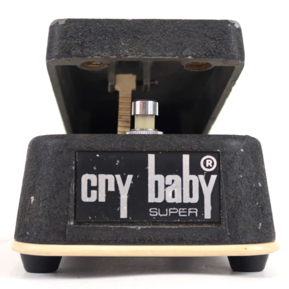 【中古】 ワウペダル エフェクター Jen Cry Baby Super 250.422 白Fasel ギターエフェクター ラベル側