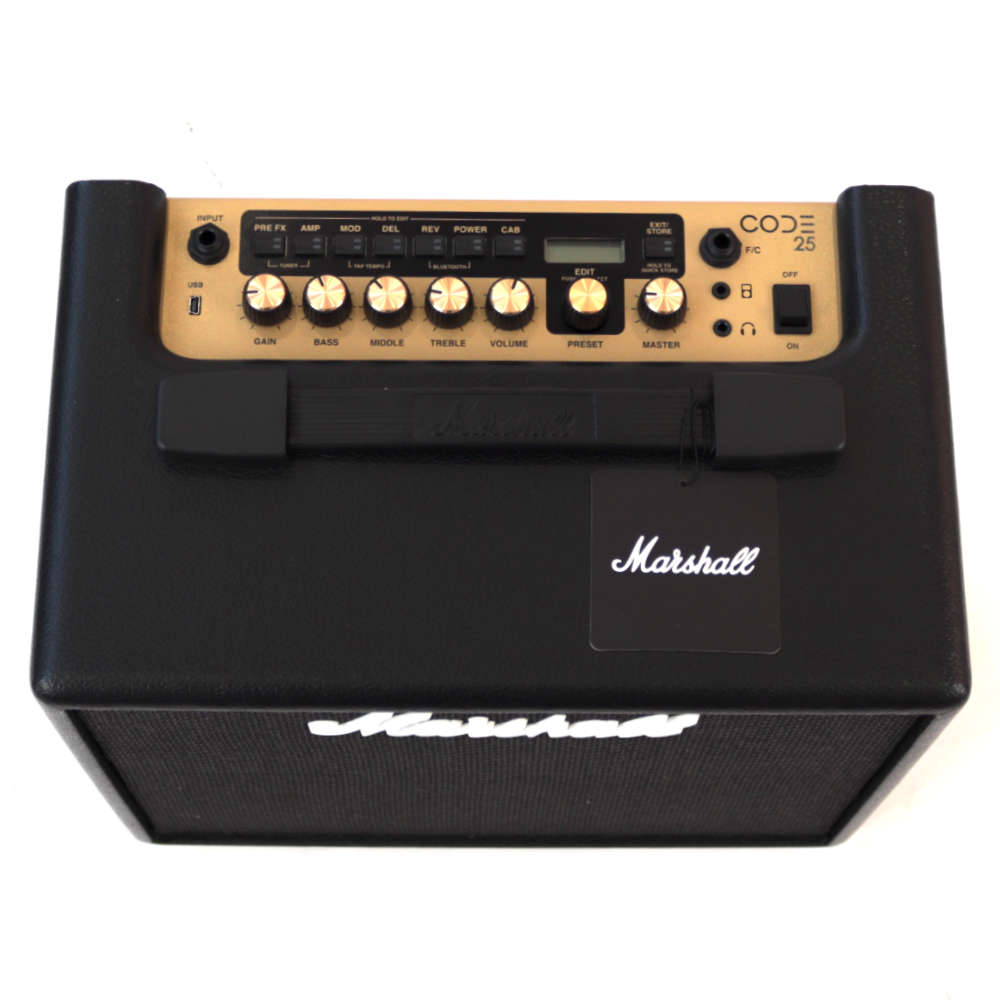 【中古】 マーシャル MARSHALL CODE25 フルモデリング 小型ギターアンプ コンボ トップコントロール