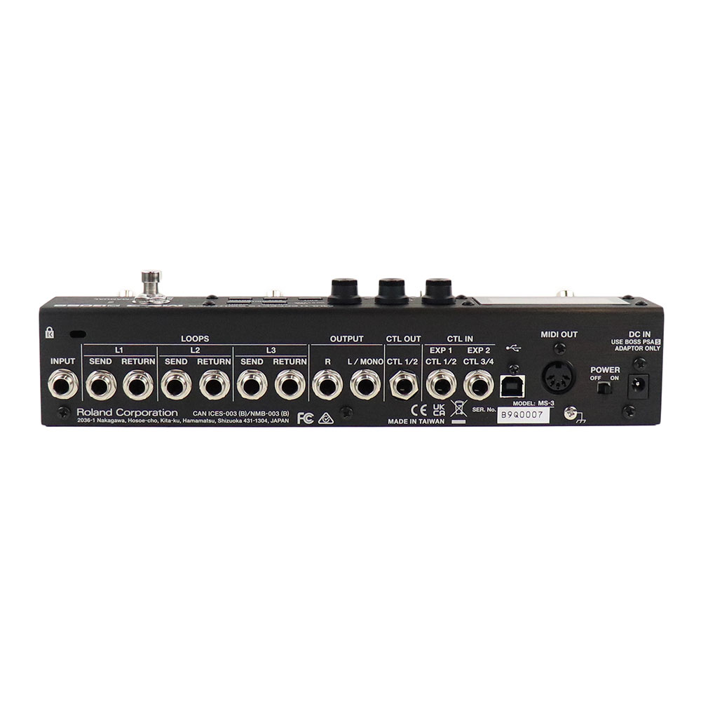 【中古】 BOSS MS-3 Multi Effects Switcher マルチエフェクター＆スイッチャーシステム 背面端子