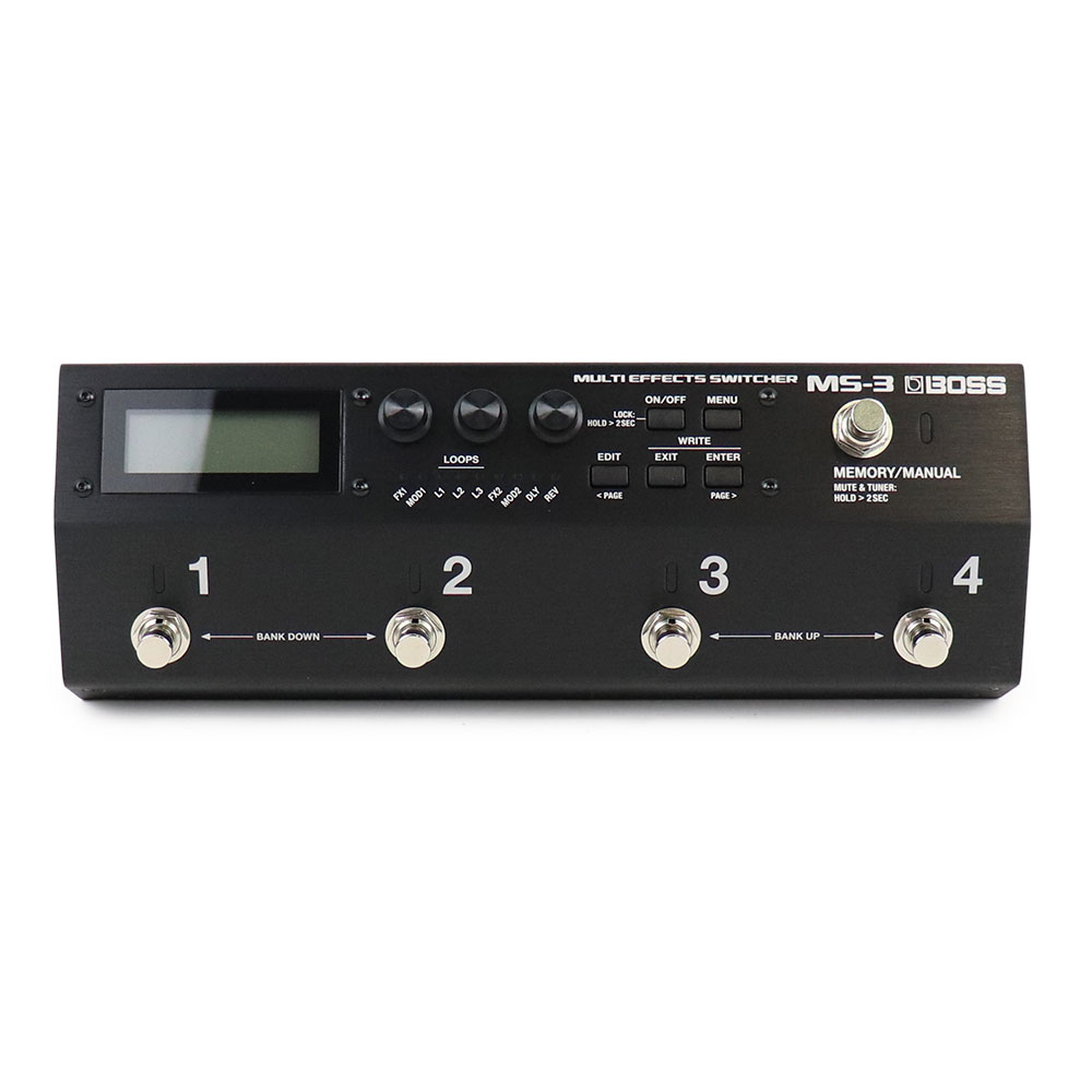 【中古】 BOSS MS-3 Multi Effects Switcher マルチエフェクター＆スイッチャーシステム 正面