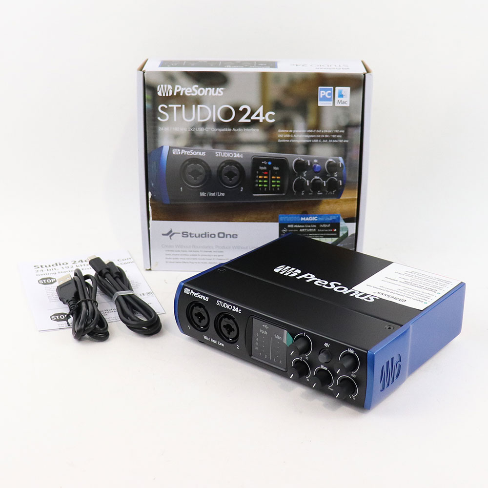 【中古】 オーディオインターフェイス Presonus STUDIO 24c プレソナス スタジオ24