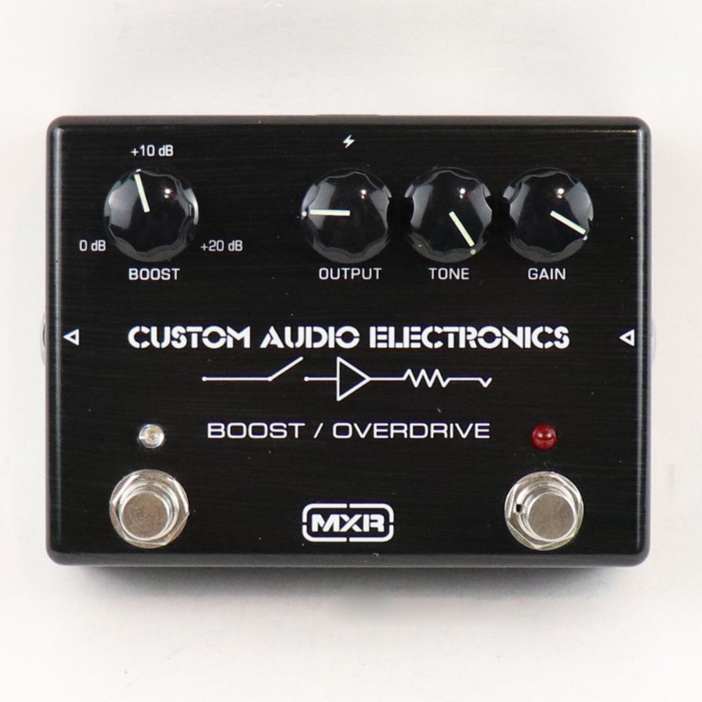 【中古】 オーバードライブ ブースター エフェクター MXR MC402 Boost / Overdrive CUSTOM AUDIO ELECTRONICS ギターエフェクター 正面