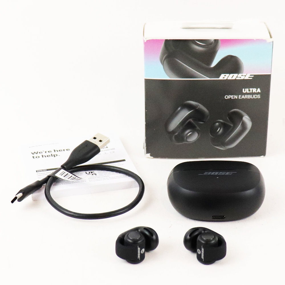 【中古】 イヤホン BOSE ULTRA OPEN EARBUDS BLACK オープンイヤーバッズ ボーズ