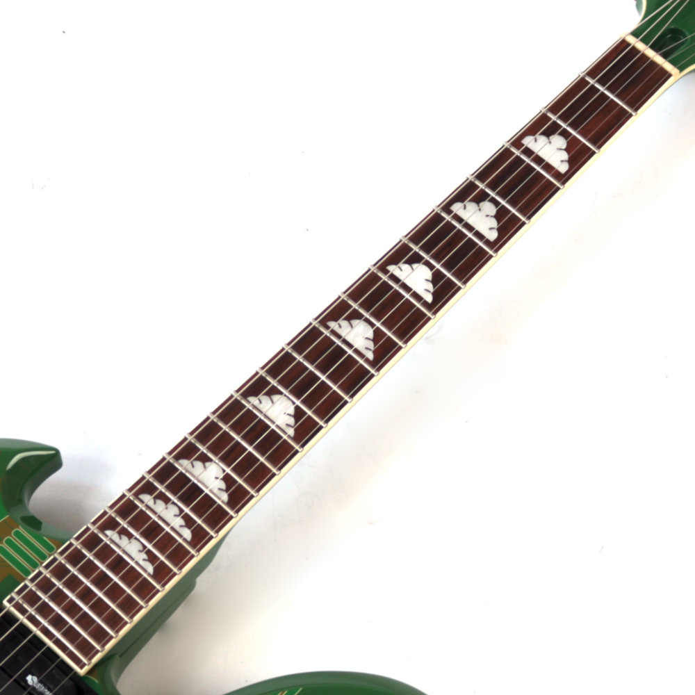 【中古】 hideモデル エレキギター BURNY by FERNANDES バーニー MG-160S CG KIBAN 指板