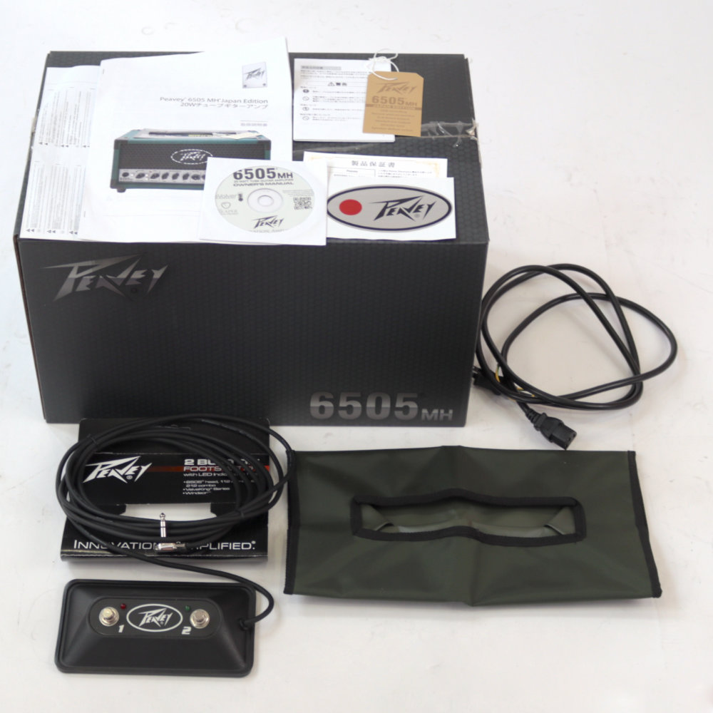 中古】 PEAVEY 6505 MH Mini Head Japan Edition 日本限定スペシャルモディファイモデル ミニヘッド 20W  真空管アンプ 【国内正規品】([USED] ピーヴィー 6505MH ミニヘッド 日本限定モデル) | web総合楽器店  chuya-online.com