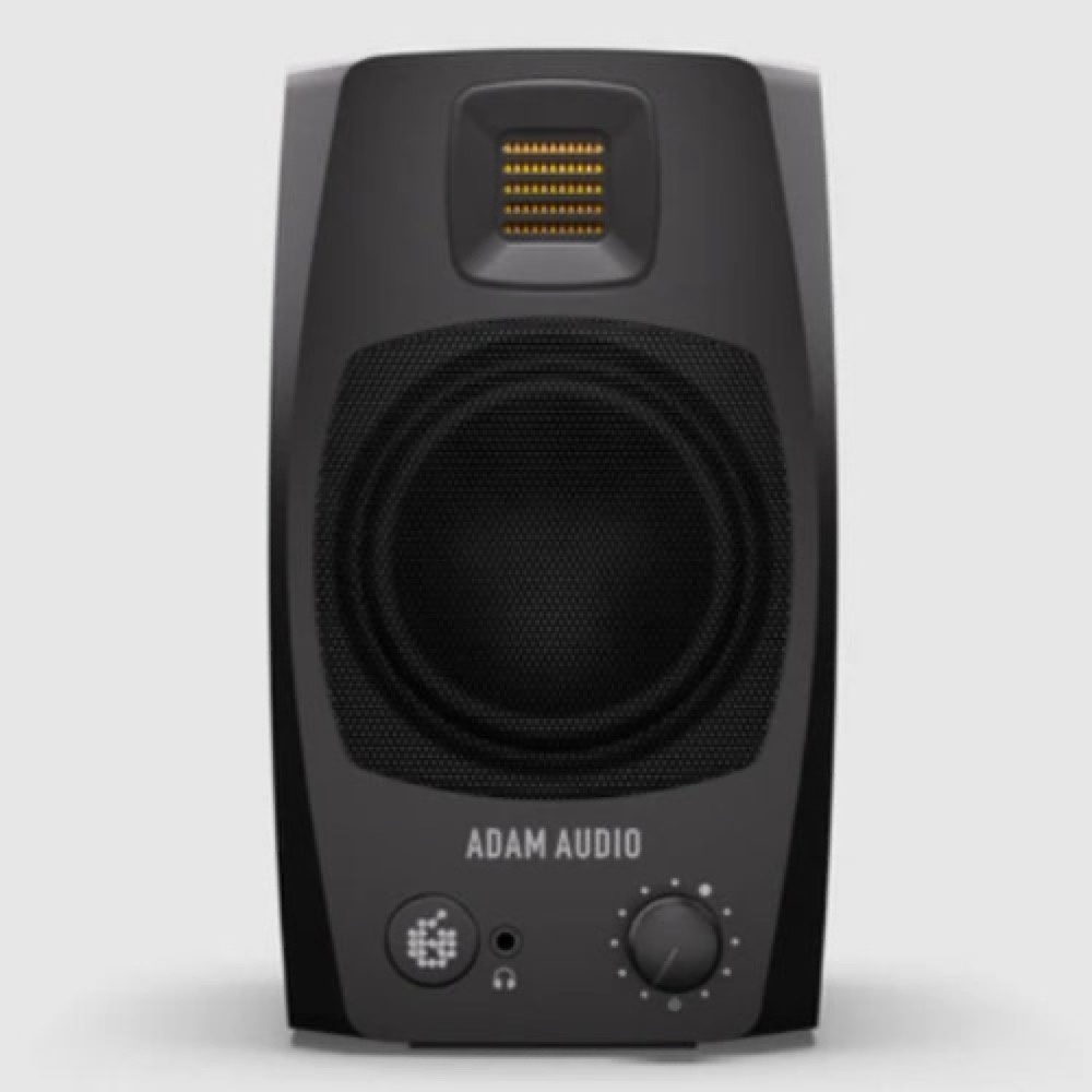 ADAM AUDIO D3V Black モニタースピーカー 正面