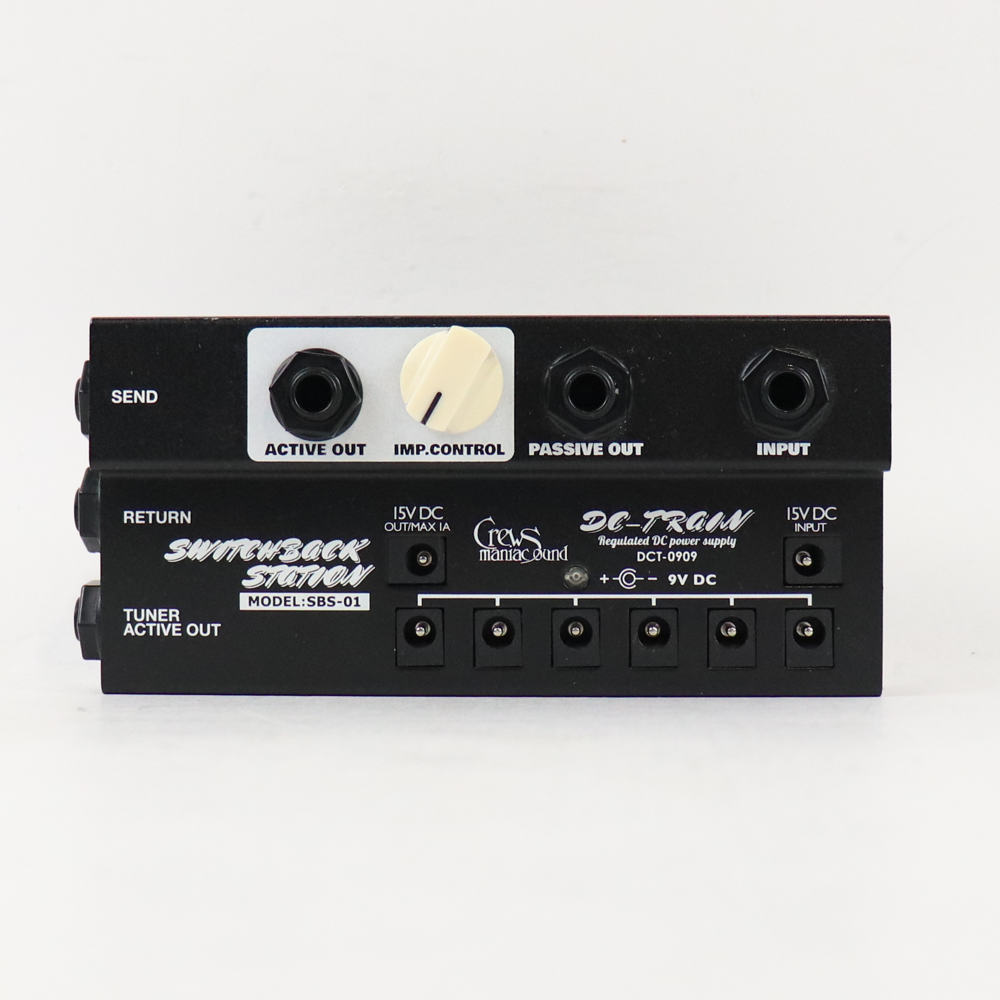 【中古】 パワーサプライ ジャンクションボックス Crews Maniac Sound SBS-01 Switchback Station クルーズ 正面画像