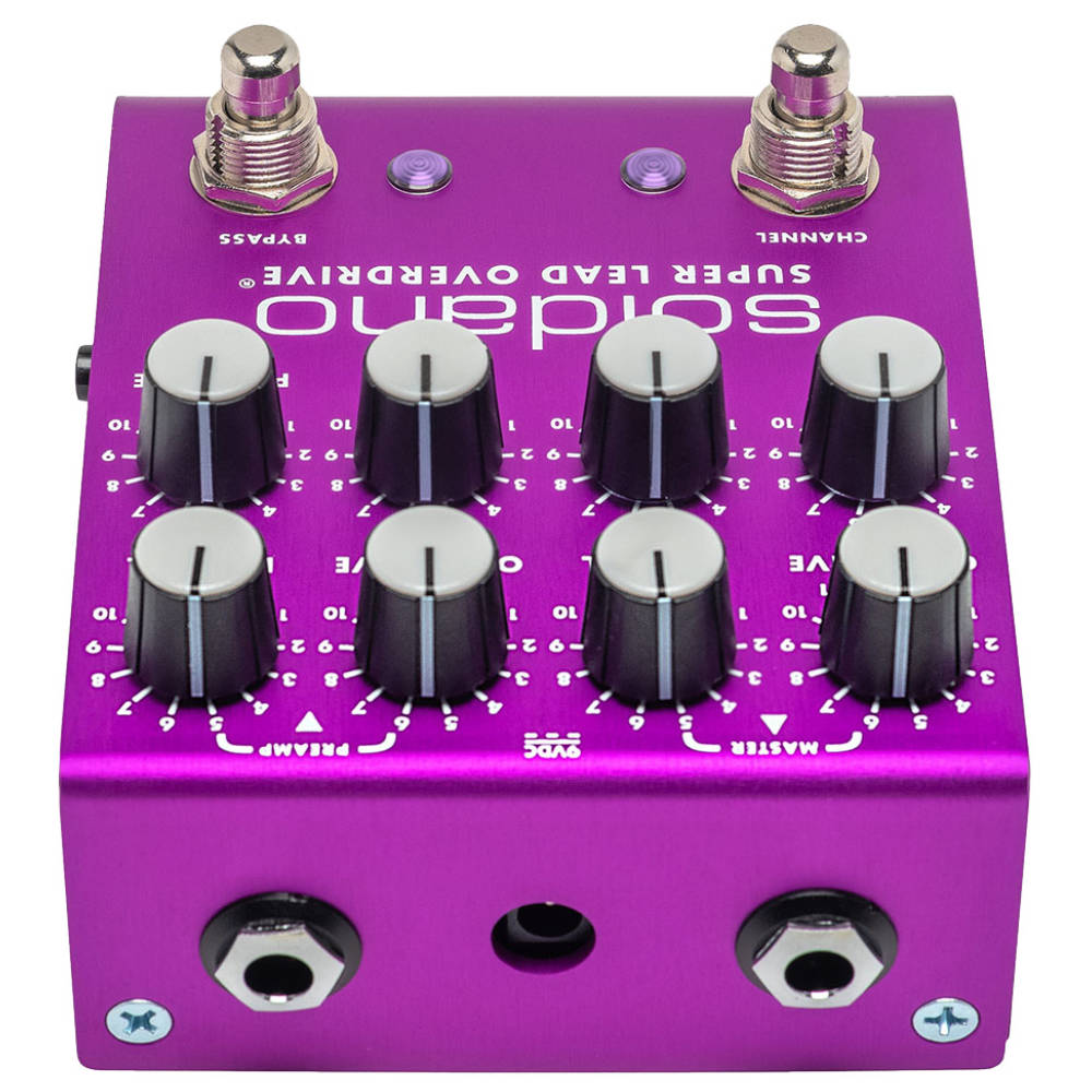 Soldano ソルダーノ SLO PLUS Pedal Purple オーバードライブ ギターエフェクター 本体画像 後