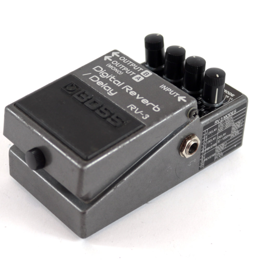 【中古】 デジタルリバーブ ディレイ エフェクター BOSS RV-3 Digital Reverb Delay ボス ギターエフェクター 右サイド