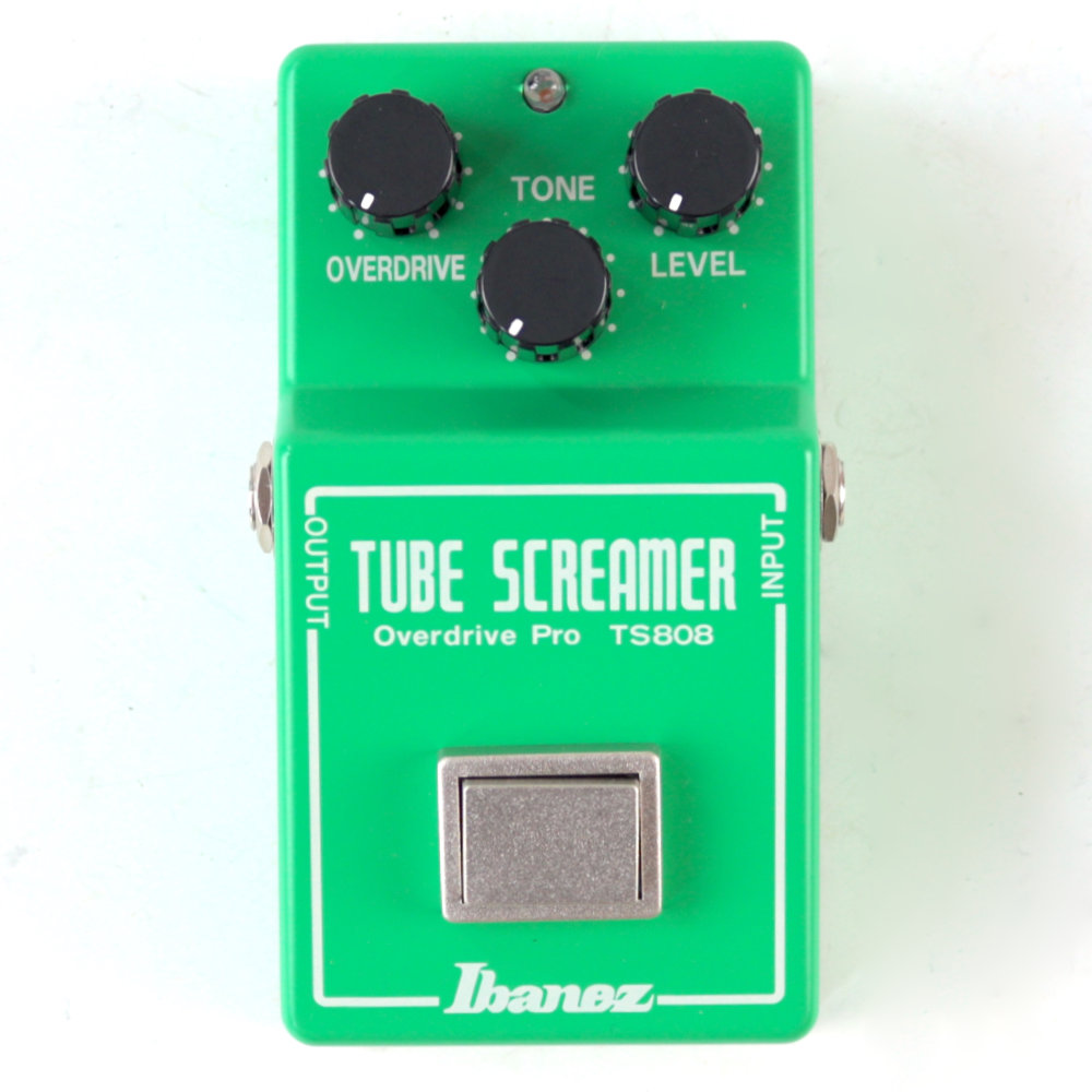 【中古】 チューブスクリーマー アイバニーズ IBANEZ TS808 TUBE SCREAMER オーバードライブ ギターエフェクター 正面