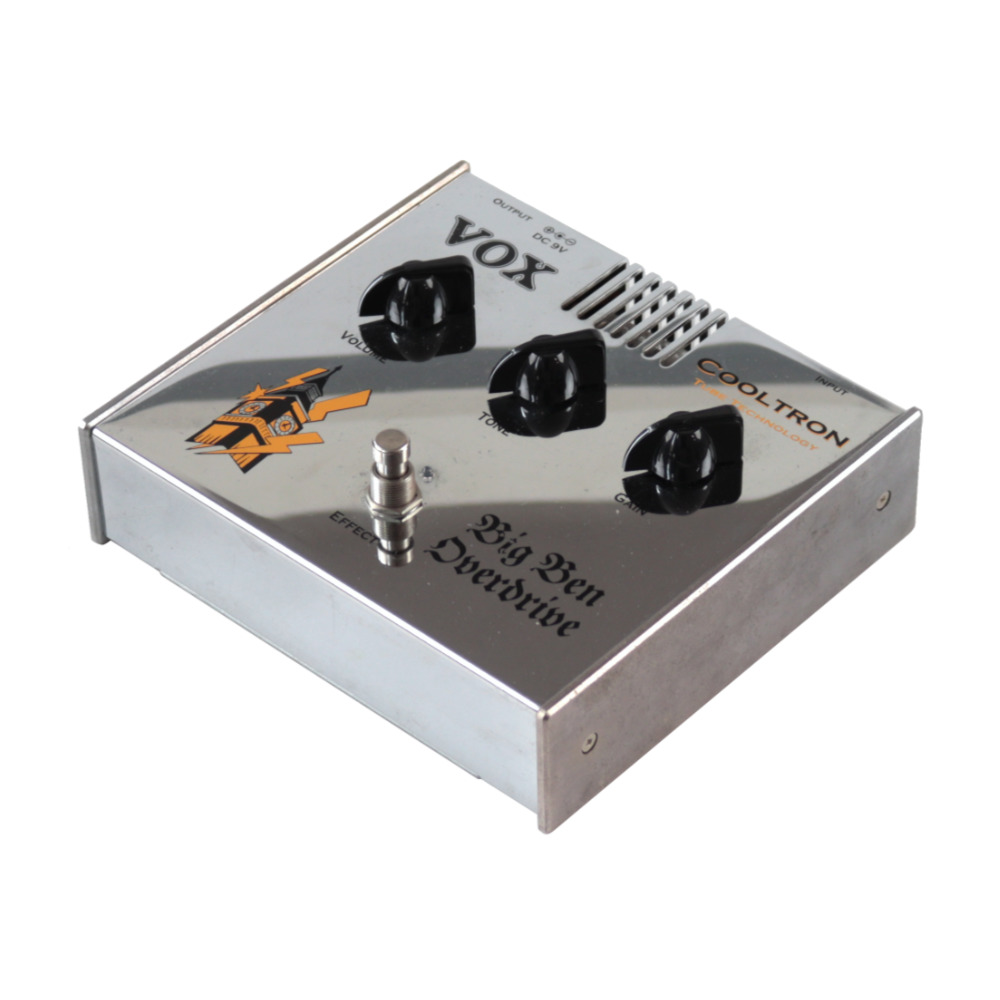 【中古】 オーバードライブ エフェクター VOX Big Ben Overdrive CT-02OD ギターエフェクター 斜めアングル画像