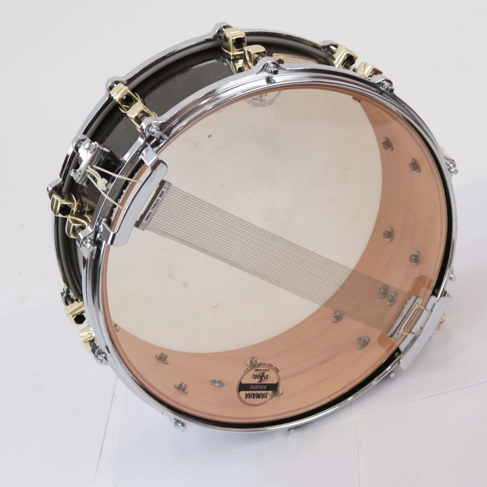 【中古】 YAMAHA ヤマハ MSD0105 Maple Custom 14x5.5 スネアドラム スネアサイド画像