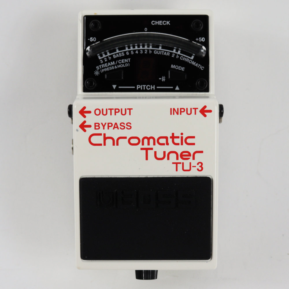 【中古】 クロマチックチューナー BOSS TU-3 Chromatic Tuner 正面