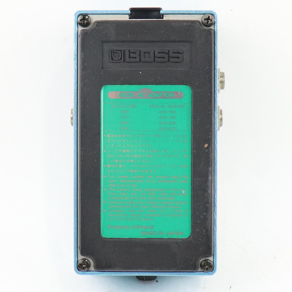 【中古】 コーラス エフェクター BOSS CE-3 Chorus Made in JAPAN ギターエフェクター 底面