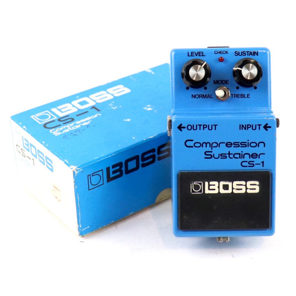 【中古】 コンプレッサー エフェクター BOSS CS-1 Compression Sustainer 銀ネジ ギターエフェクター