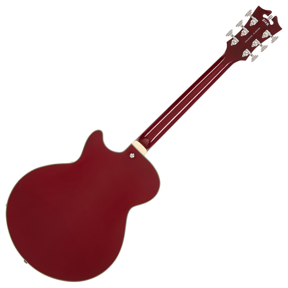 D’Angelico ディアンジェリコ Premier SS Burnt Red エレキギター セミアコ ボディバック画像