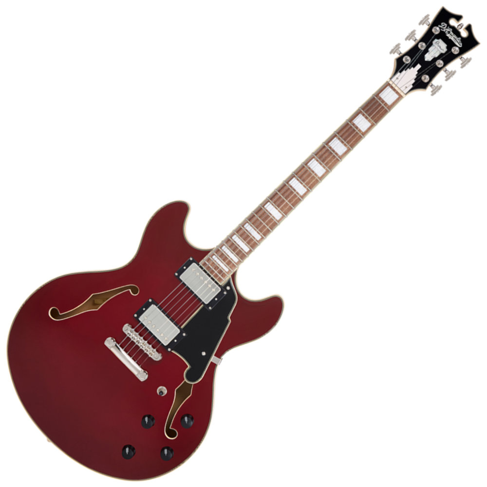 D’Angelico ディアンジェリコ Premier DC Burnt Red エレキギター セミアコ