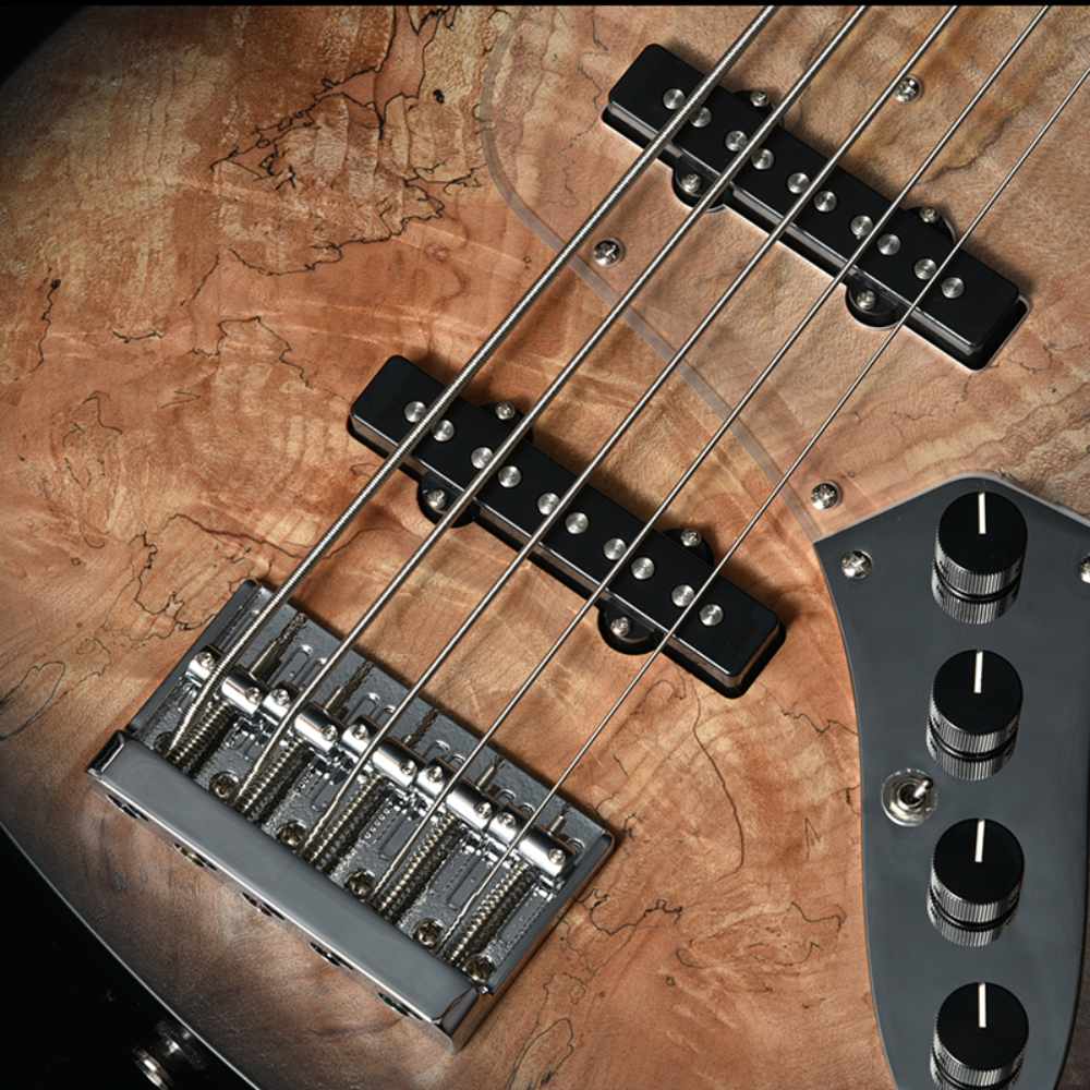 BACCHUS バッカス Japan Tune-up Series WL5-SPM-AC RSM/M BLKS-B 5弦ベース エレキベース ブリッジ画像