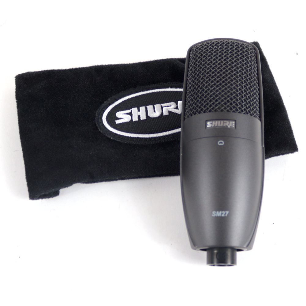 【中古】  マイク SHURE SM27 コンデンサーマイク シュアー SM27-LC-X シュア