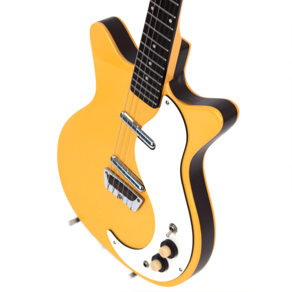 【中古】 Danelectro ダンエレクトロ 59DC Daddy-O Yellow エレキギター サイド